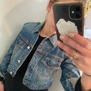 IRO JEANS - cropped Jean jacket